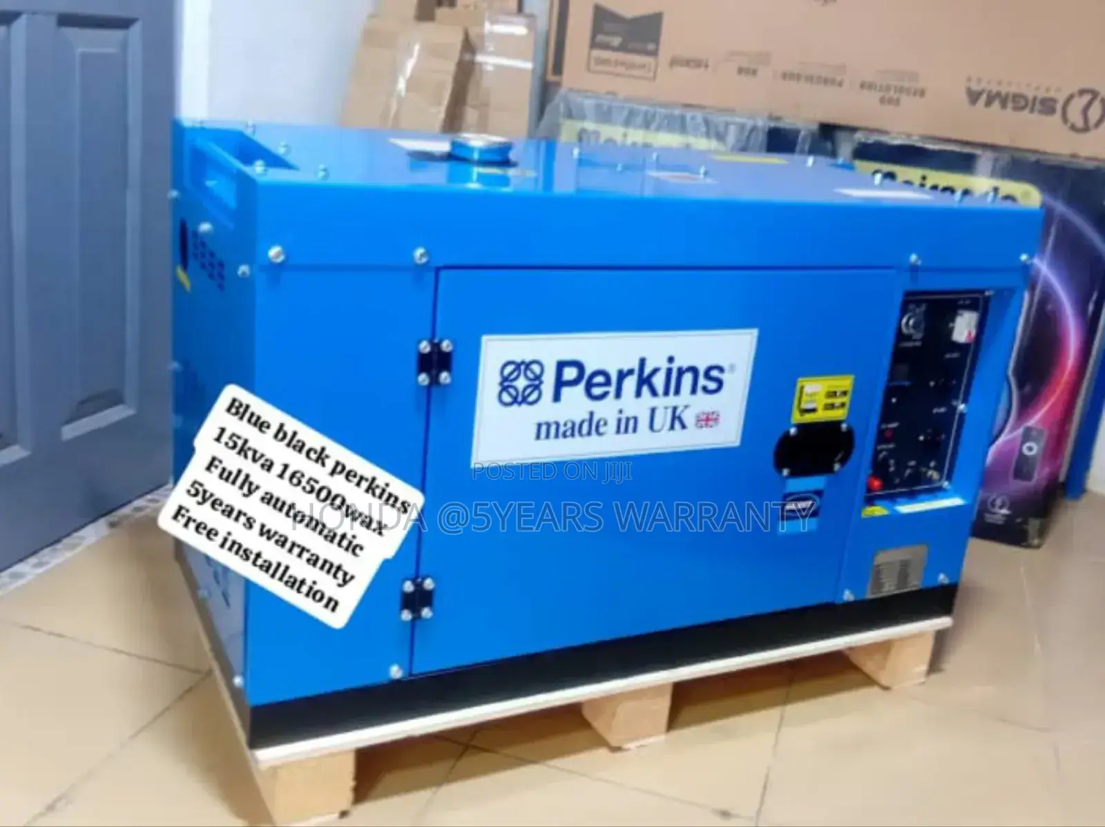 Power on Demand Today Perkins 15kva 16500watt Diesel Ats