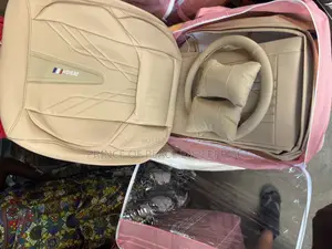 Luxury Leather Car Seat Covers Beige Colour Only