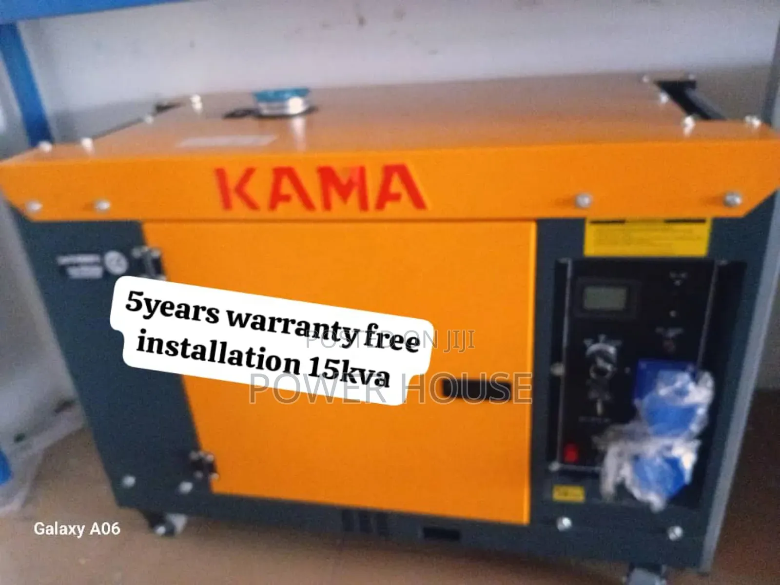 Hub Silver Port 16500watts Diesel 15kva Generator 15kva