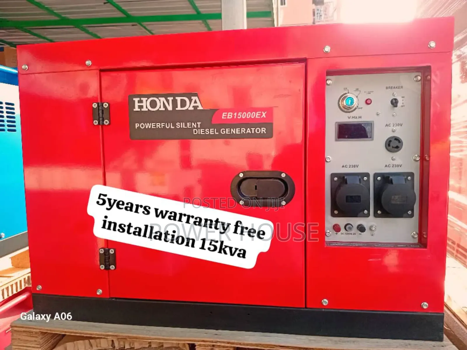 Hub Legacy Watts Honda Diesel Generator 15kva 16500watts