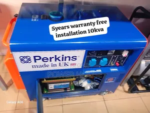 Hub Fusion Dynamo 10kva 13000watts Diesel Perkins Generator
