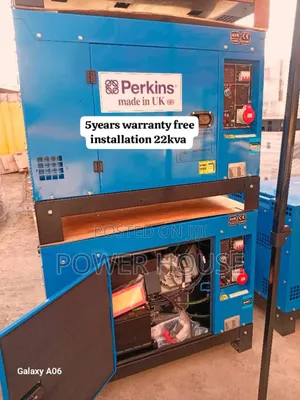 Hub Tempest 22kva Perkins Diesel Generator 22kva