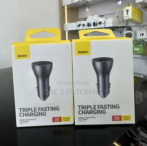 Baseus 65w Triple Fast Car Charger