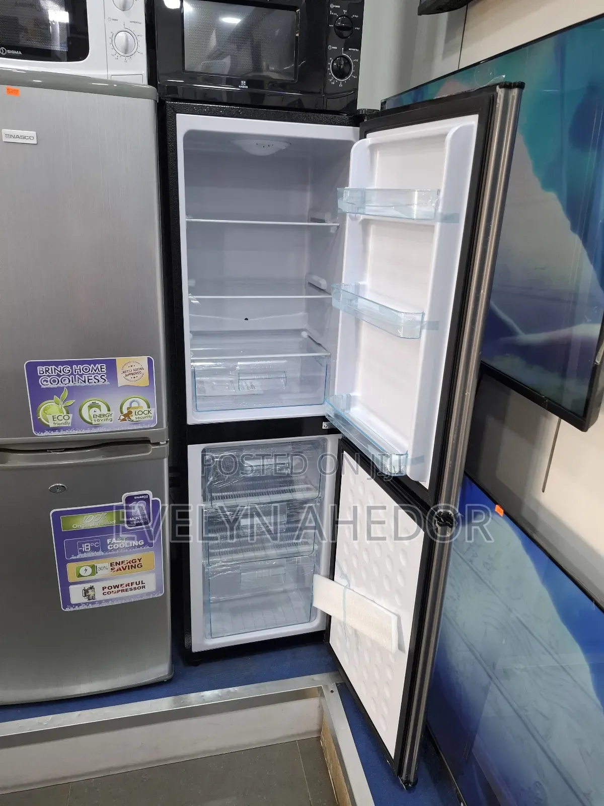Wonderful Nasco Bottom Fridge 158 Litres Available