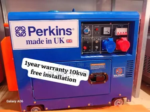 Super Power Panel Perkins 10kva 13000watts Diesel Generator