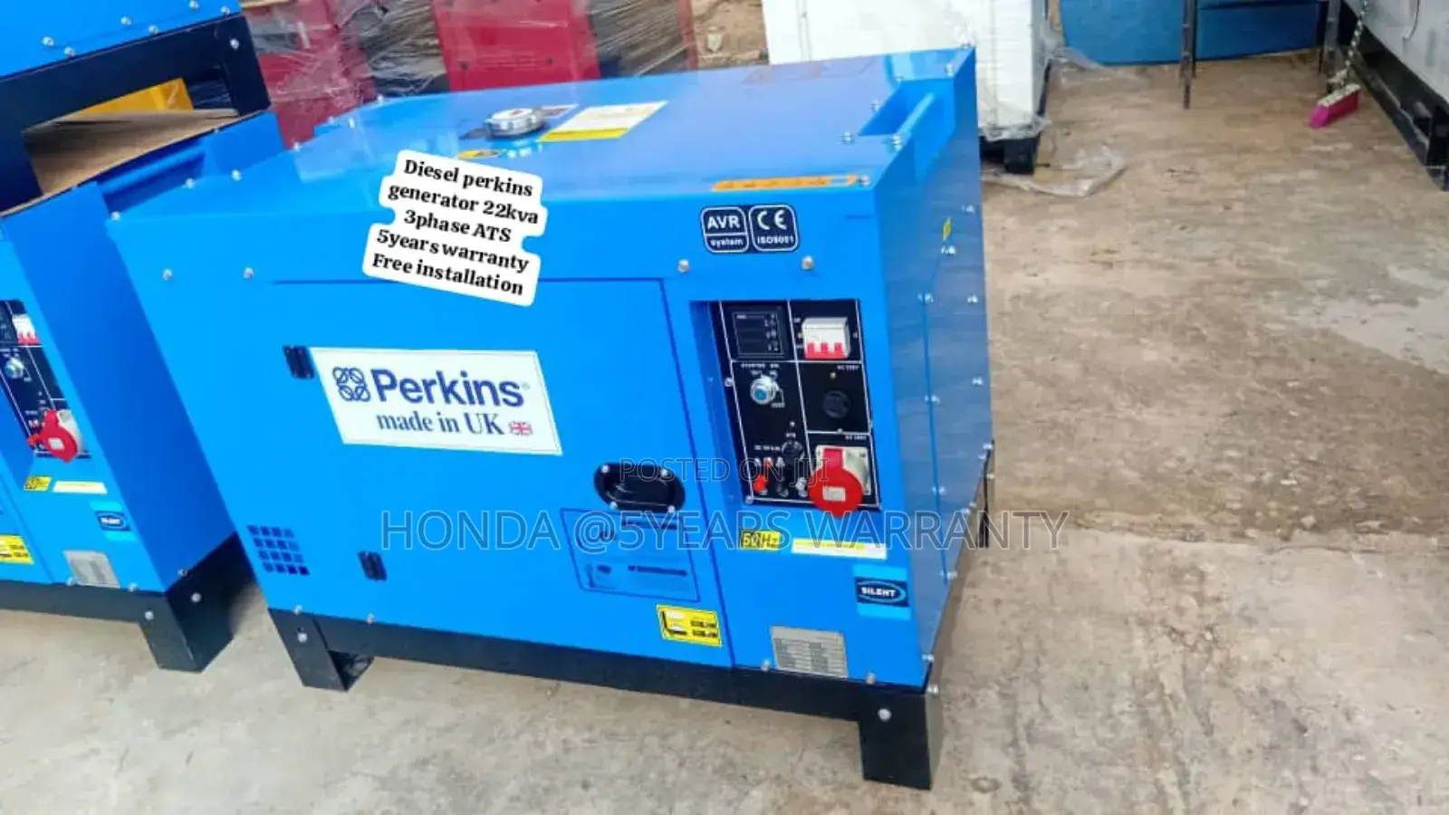Power System 22kva 3phase Perkins Generator Fully Automatic