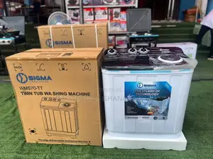 Sigma 7kg Twin-tub Washing Machine| Wash| Rinses|Dries|2_yrs Warranty