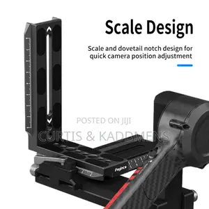 Universal L Bracket Vertical Plate for Gimbals Tripods