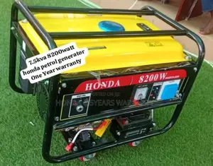 Energy for Life Solutions Honda 7.5kva 8200watt Petrol 7.5kv