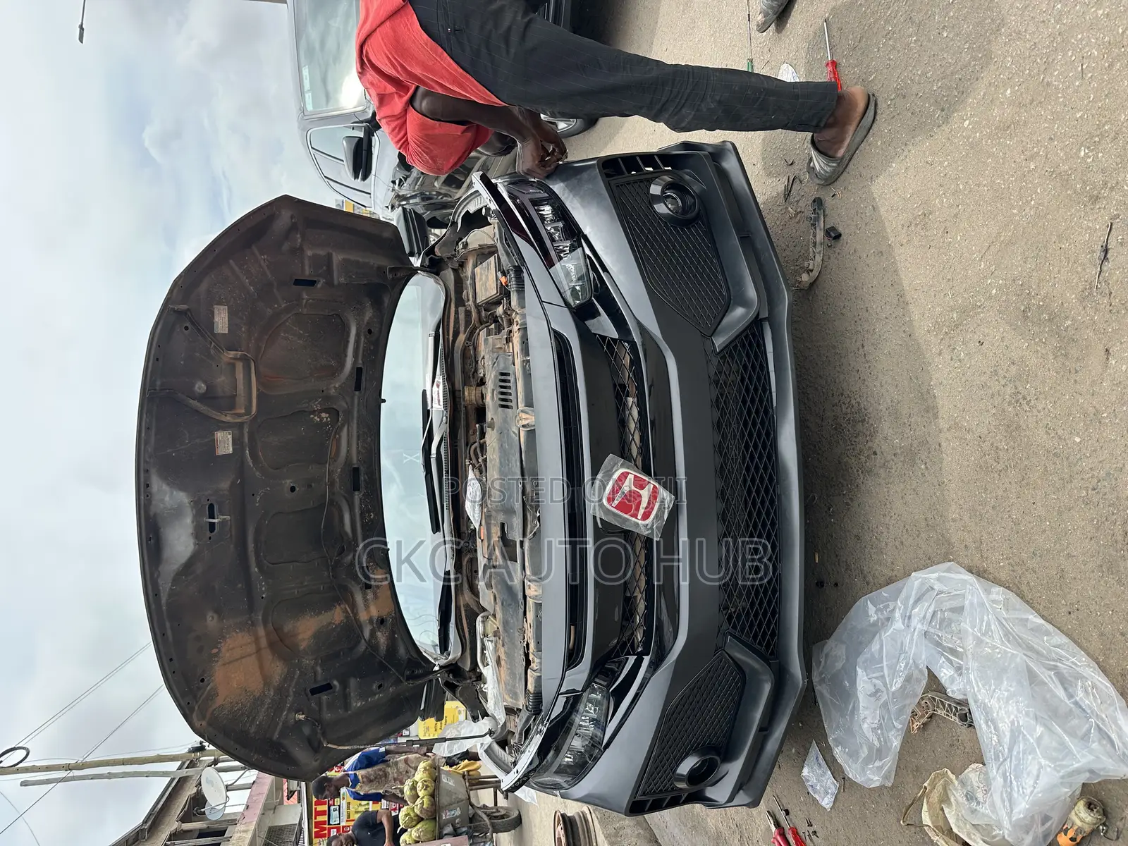 Civic 2016 To 2019 Front Bumper Turbo