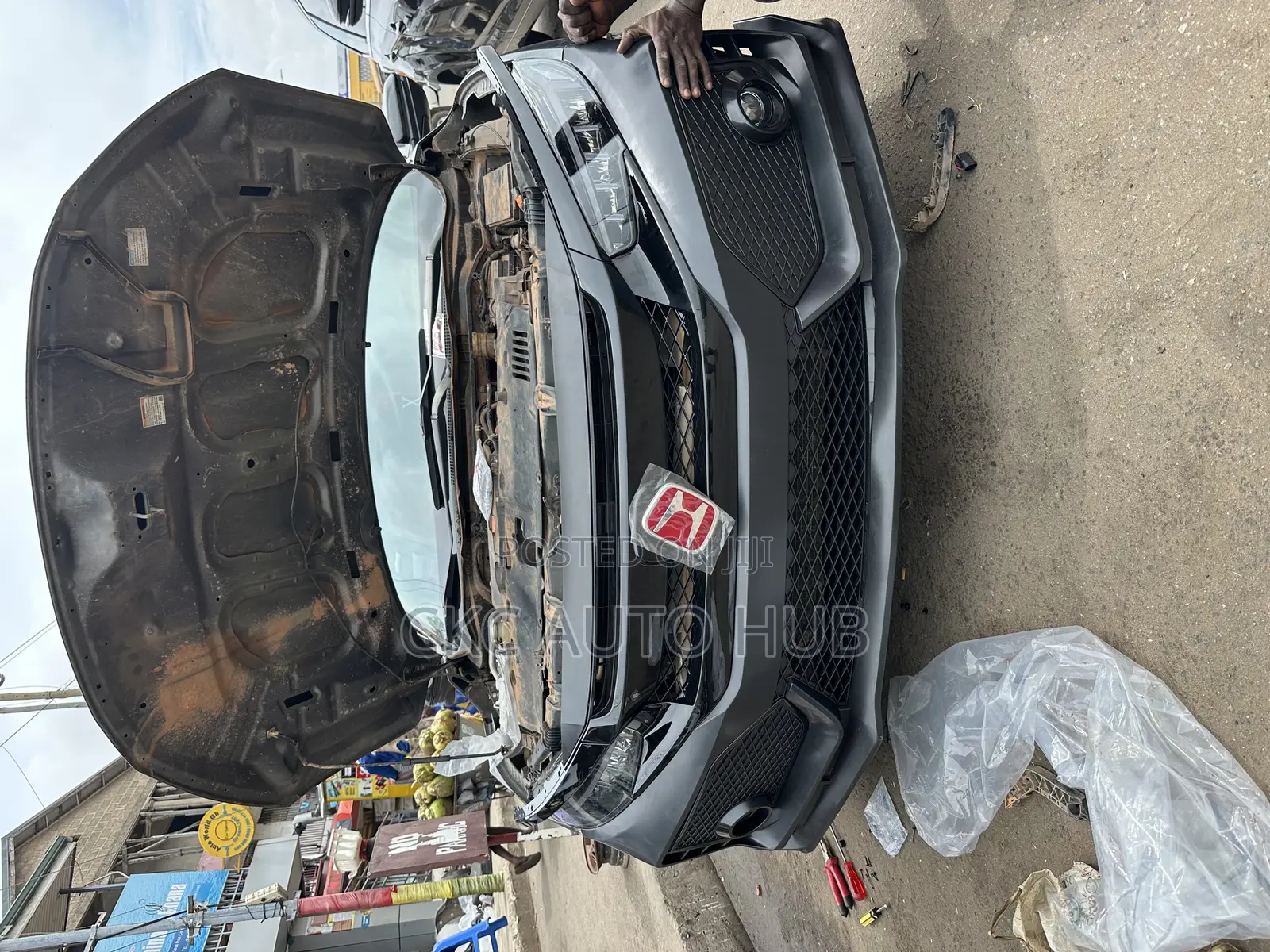 Civic 2016 To 2019 Front Bumper Turbo
