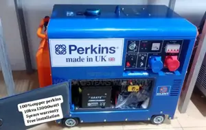 Blue and Orange Perkins 10kva 13000watt Generator 3phase