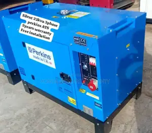 Mute and Silent 22kva Perkins Generator 3phase Fully Ats