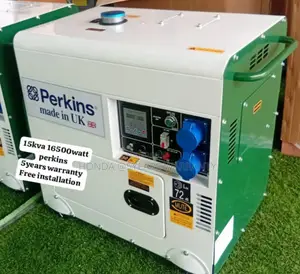 Diesel Power Perkins Generator 15kva 16500watt Silent 15kva