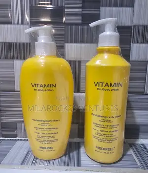 Medi-Peel Vitamin Rx. Body Lotion(400ml) Body Wash(500ml).