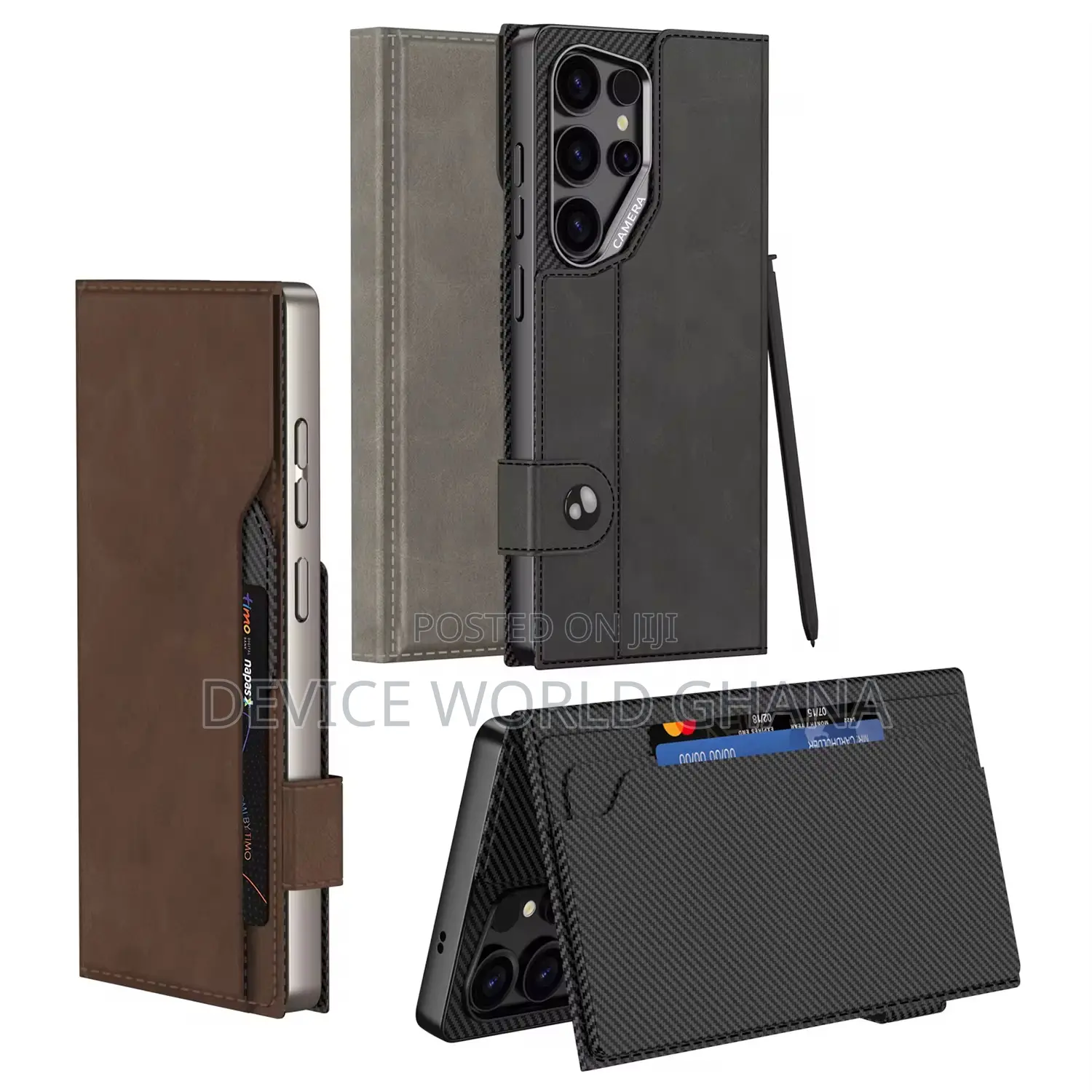 GKK Hans Leather Flip Case for Samsung S25ultra and S24ultra