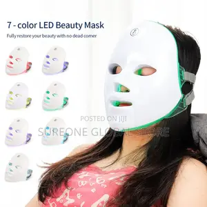 Facial Led Mask Red Light Therapy Anti Aging Face Neck