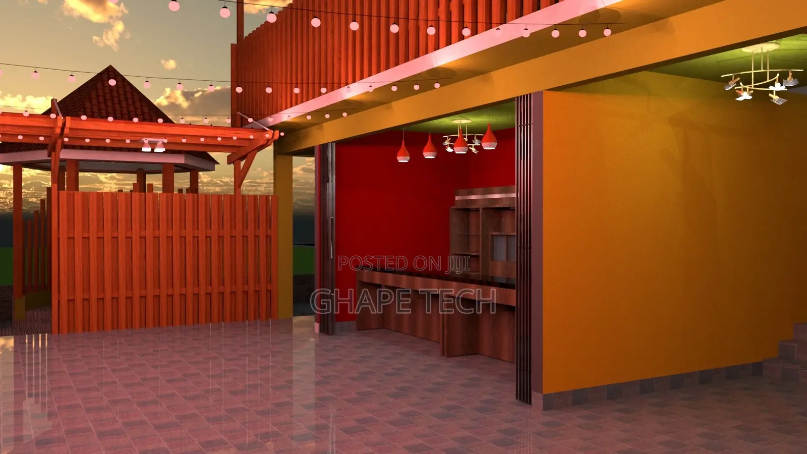 Modern Recreational Center and Pub Architectural Designs