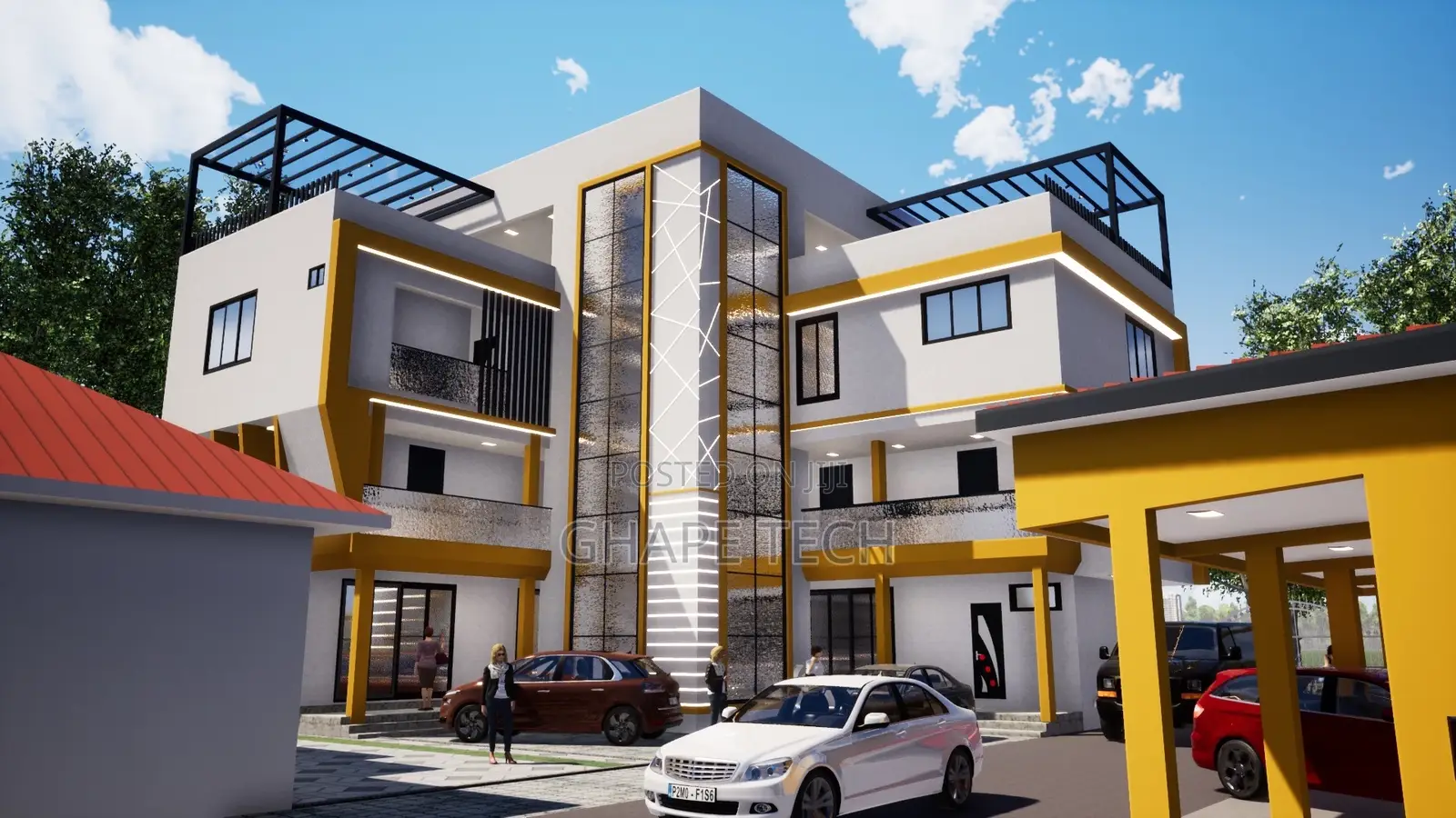Modern Recreational Center and Pub Architectural Designs