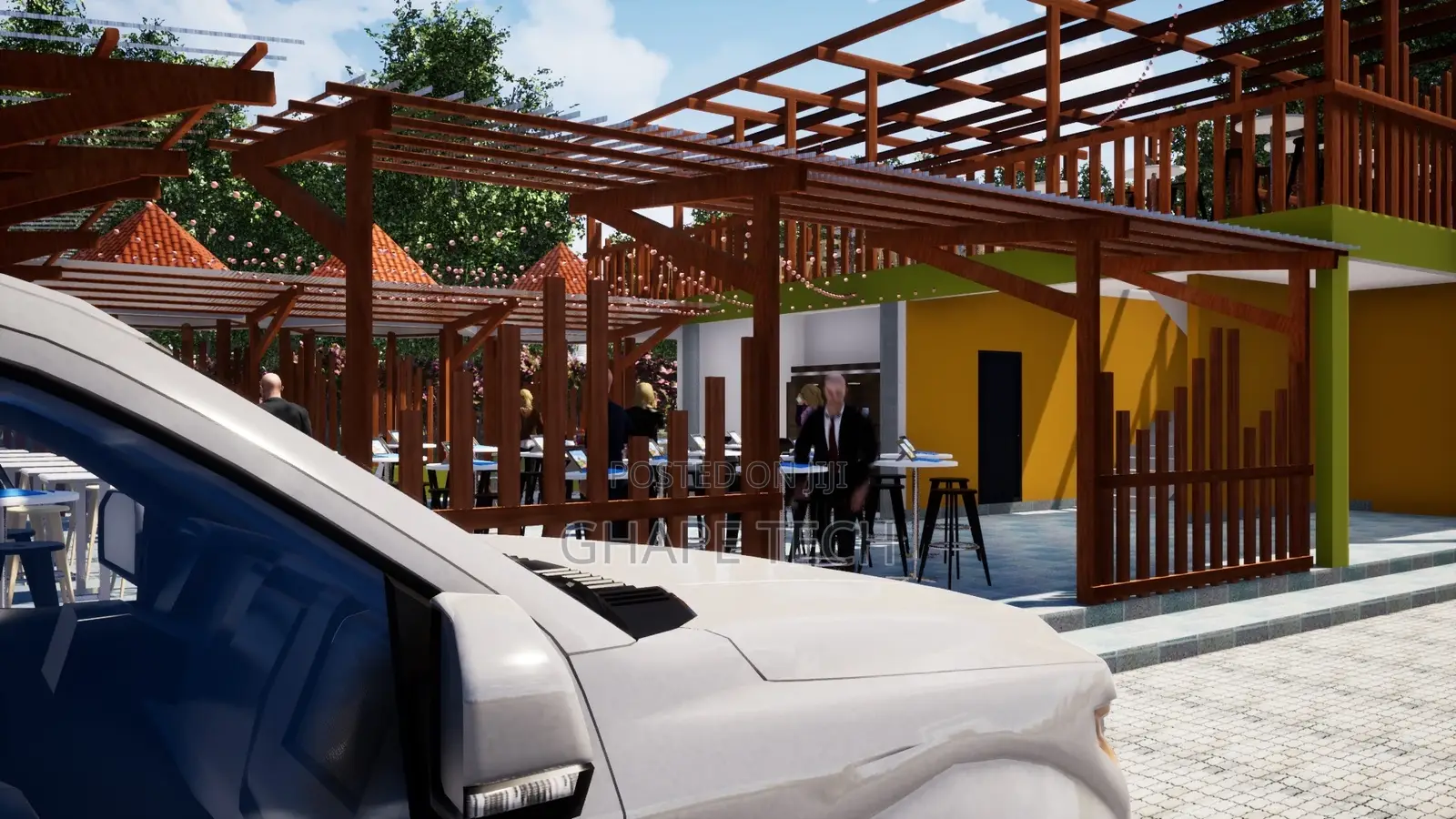 Modern Recreational Center and Pub Architectural Designs