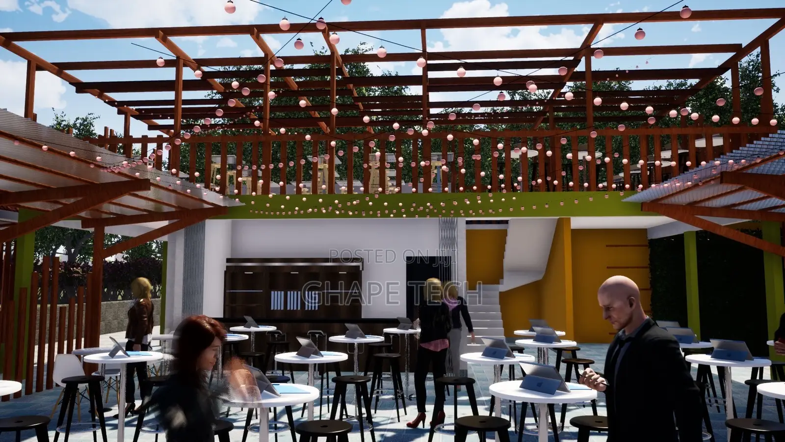 Modern Recreational Center and Pub Architectural Designs