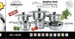 Stainless Steel Silver/ Cookware Set