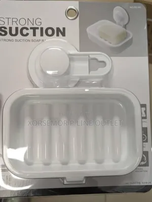 Bar Soap Dish - Mounted No-Drilling Self Draining Removable