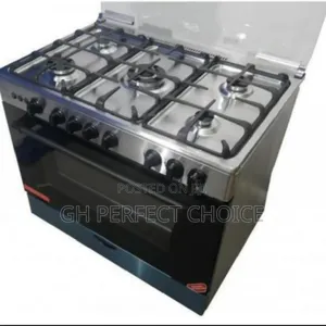 Nasco 90x60 Gas Cooker With Oven, Grill & 5 Burners