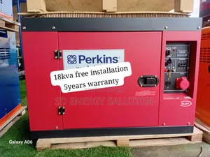 Stay on Stay Strong With Perkins 18kva Diesel Generator