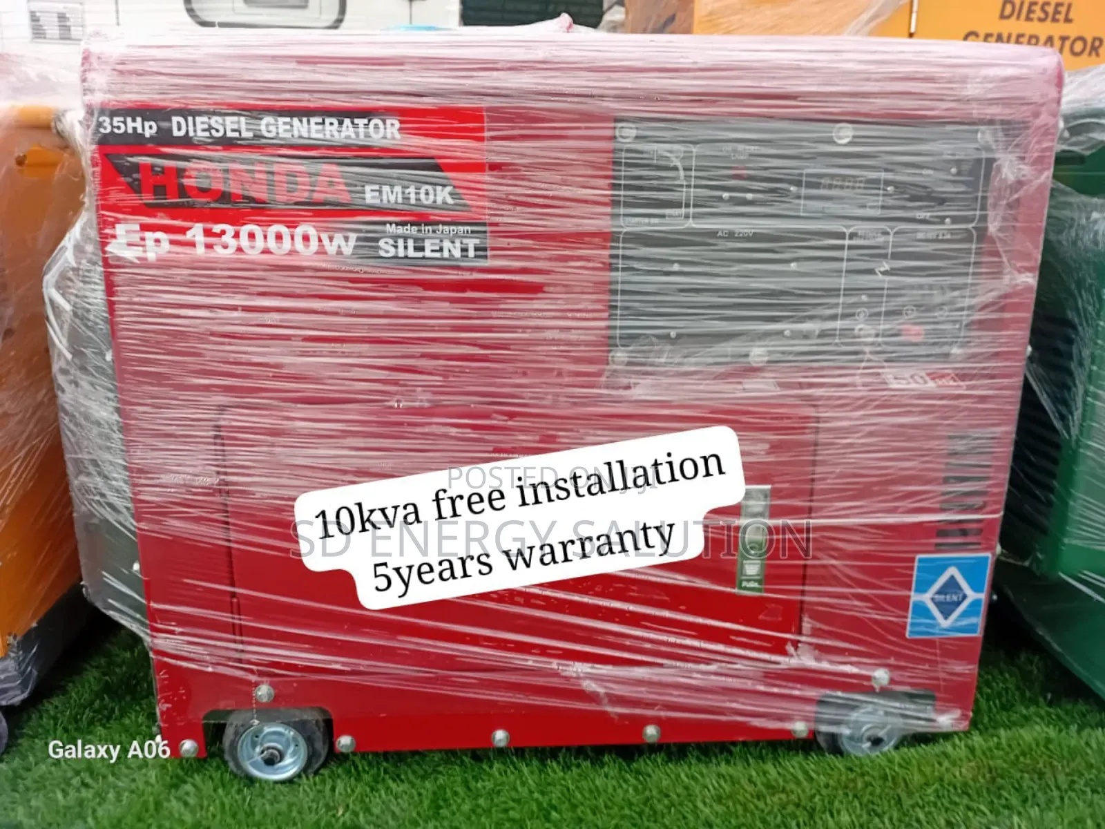 No Light No Worries Honda 10kva Diesel Generator 13000watts
