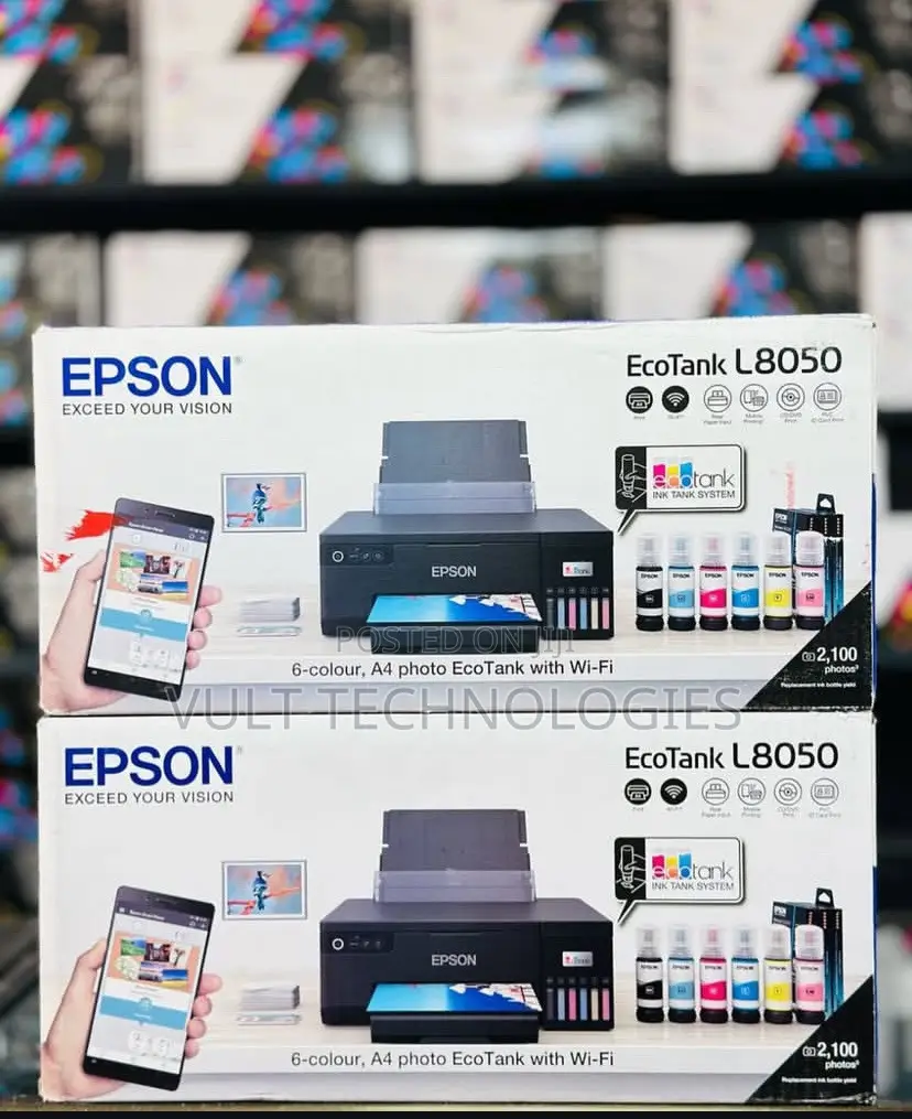 Epson Ecotank L8050 Photo and Id Card Printer