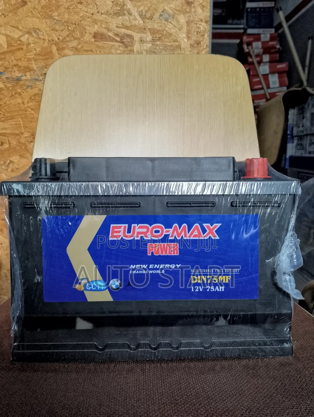 Car Battery Euro-Max 75ah/15 Plate