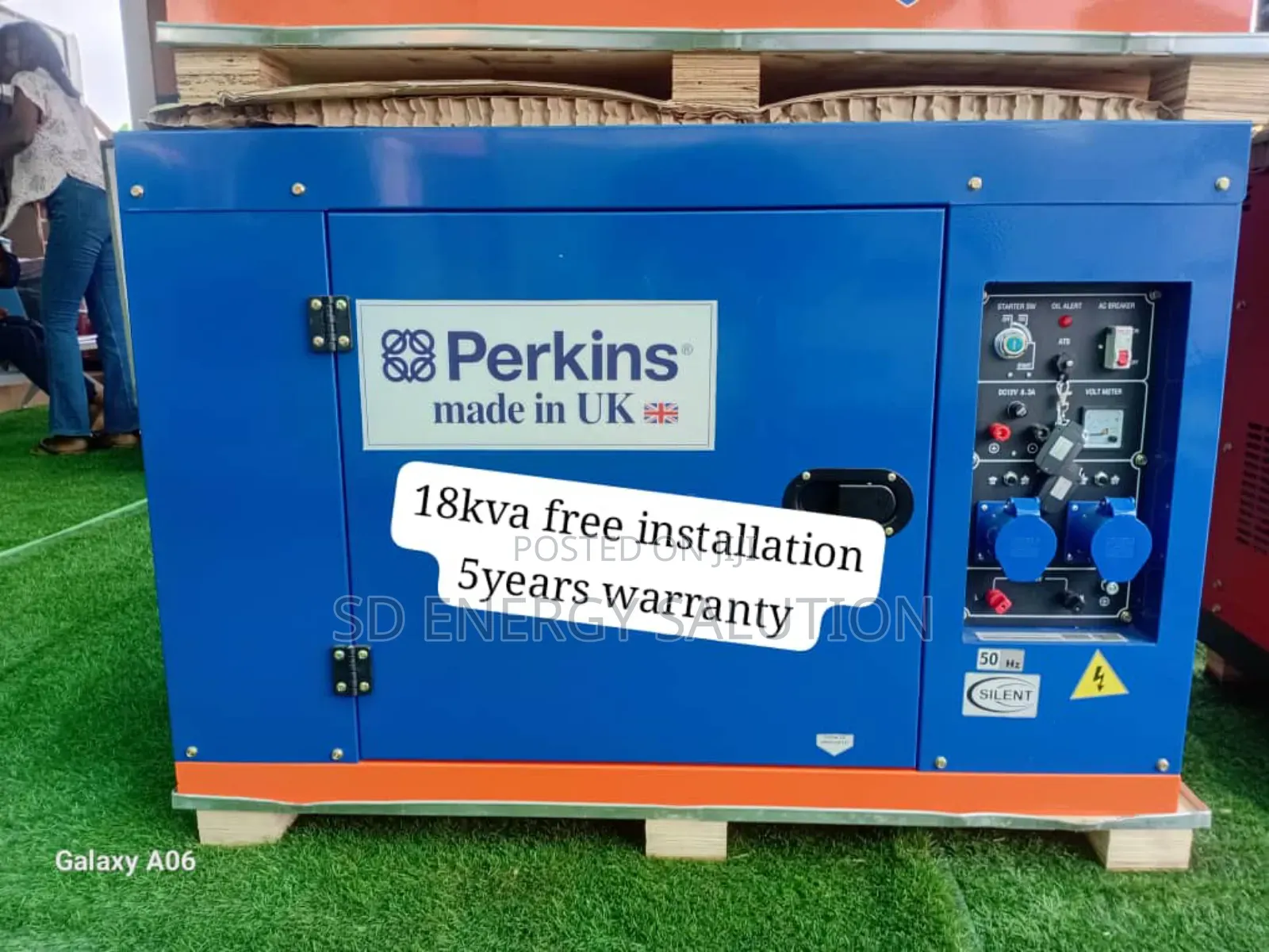 When the Power Goes We Stay Perkins 18kva Diesel Generator
