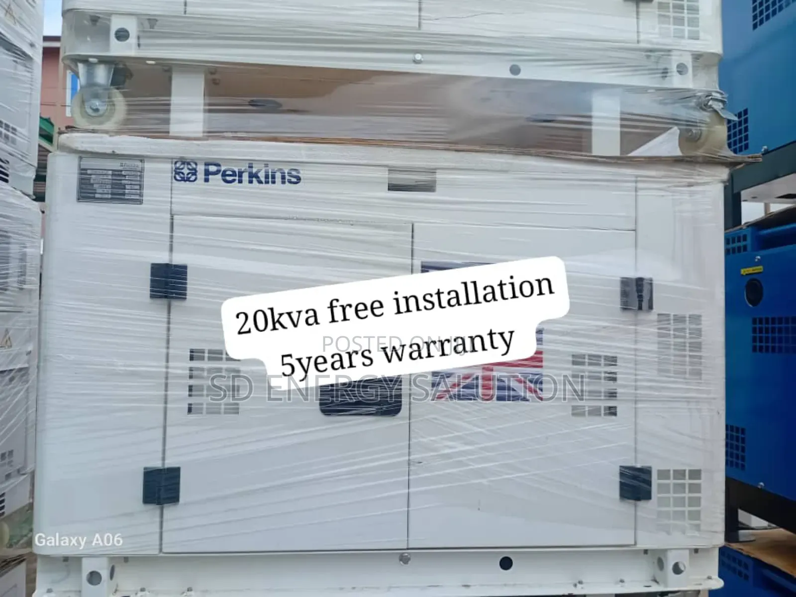 Reliable Rain or Shine Gen Perkins 20kva Diesel Generator