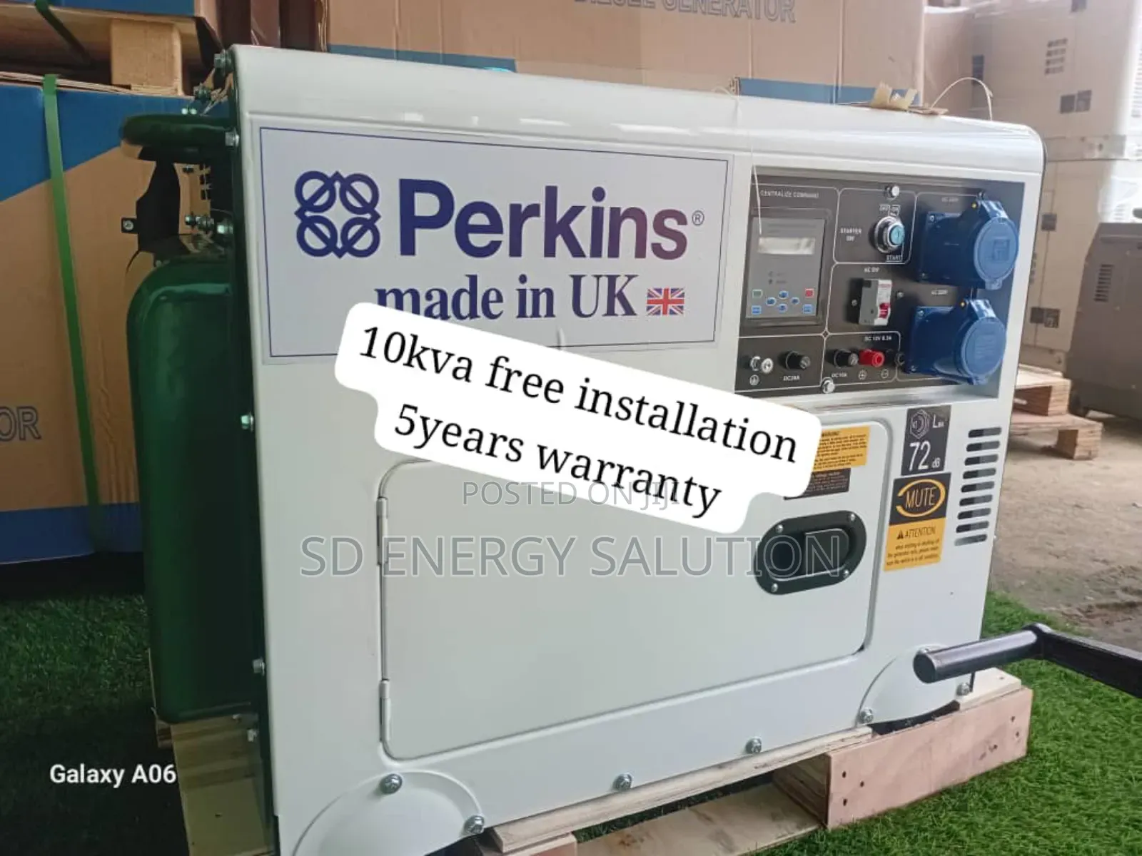 Work Hard Sound Soft Perkins 10kva Diesel 13000watts Diesel
