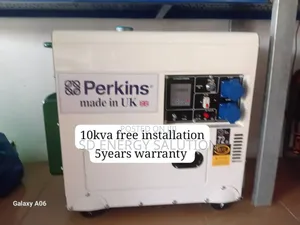 One Button Full Control Perkins 10kva 13000wats Diesel