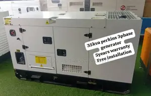 Official Perkins 35kva Generator 3phase Diesel Fully Ats