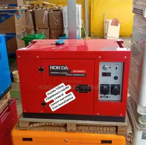 Red 15kva Honda Generator Remote Control 15000wax Silent