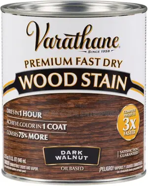 Dark Walnut Wood Stain – Rust-Oleum Varathane, Fast Dry, Oil