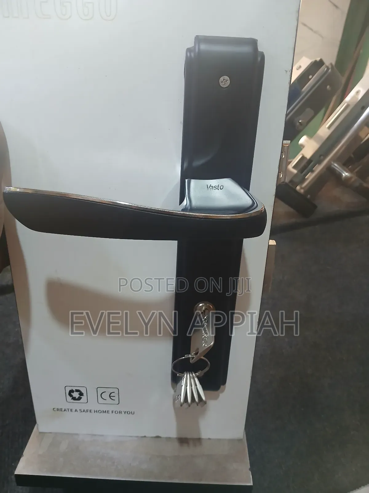 Black Vasto High Quality Door Lock