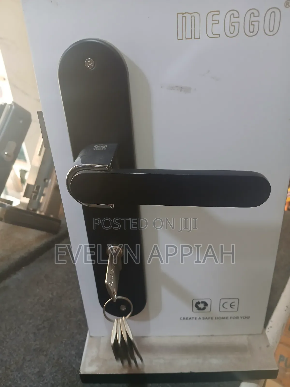 Black Vasto High Quality Door Lock