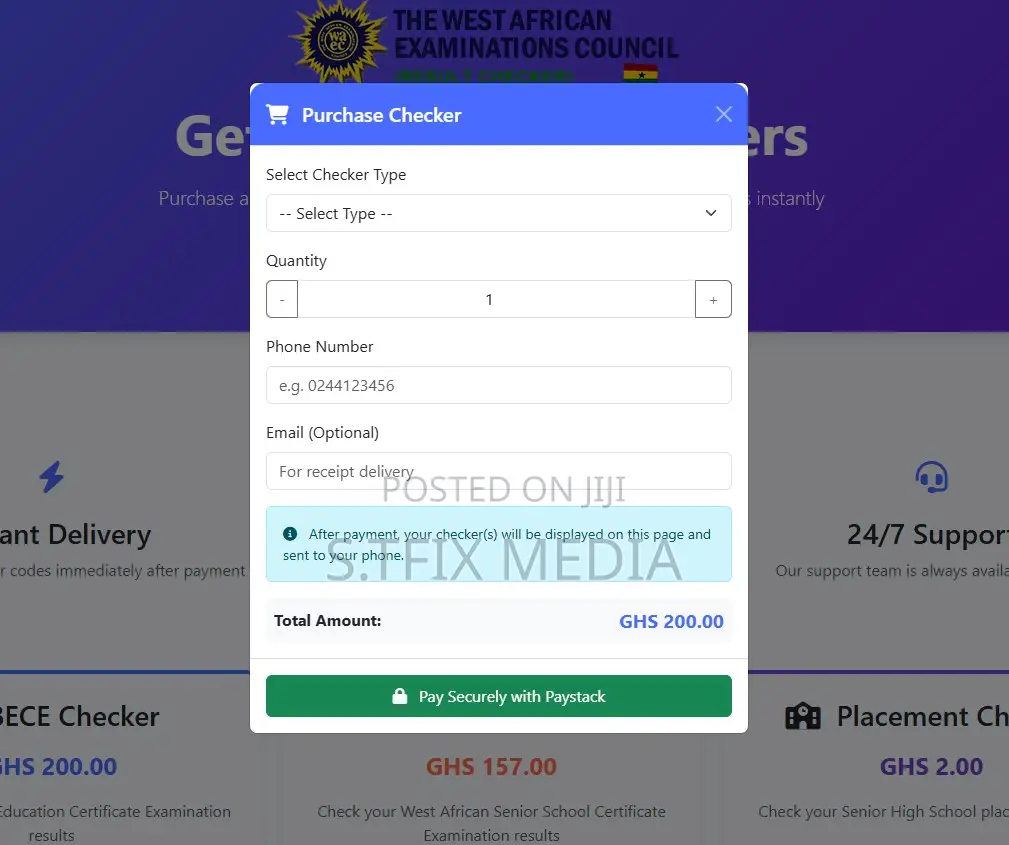 Waec Checker Selling Website