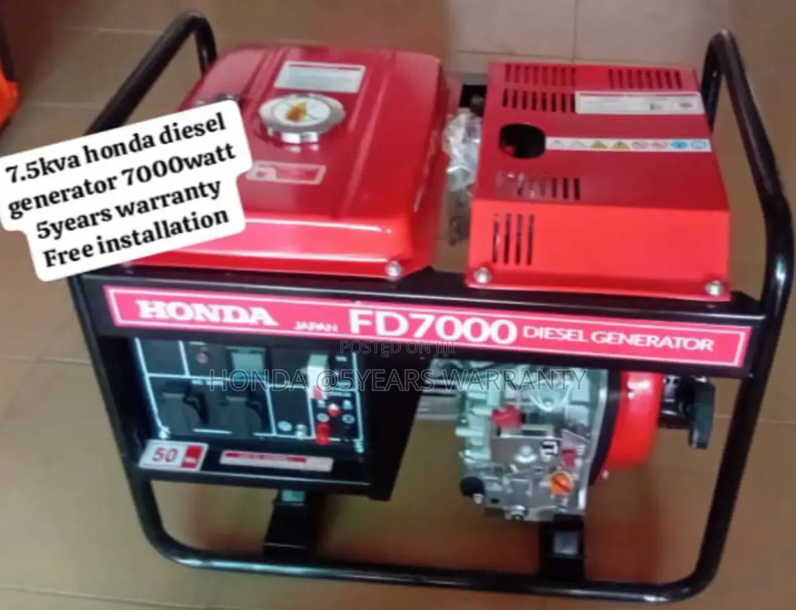 Clear Energy Honda 7.5kva Generator 7000watt Diesel 7.5kva