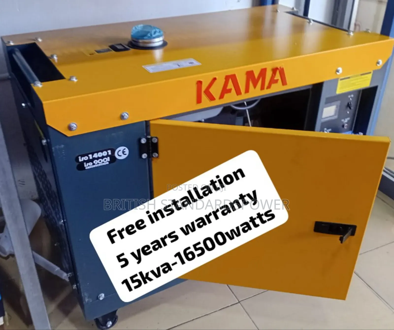 Green Tech Energy 15kva Silent Diesel Generator