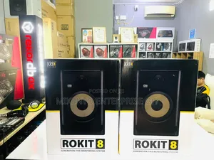 KRK Rokit 8 G5 Studio Monitors.