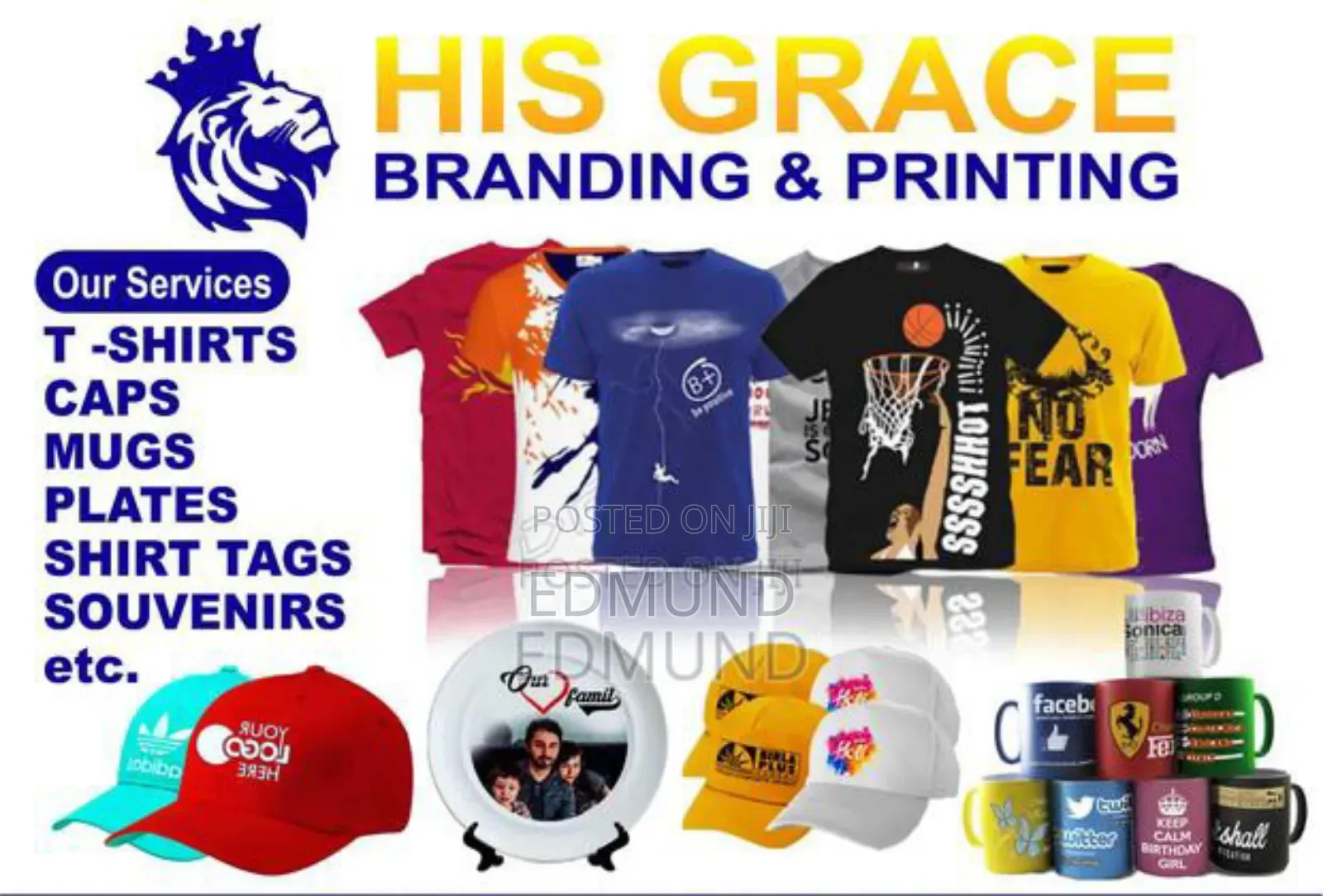 His Grace Branding And Printing