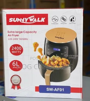 Healthy Oil Free Air Fryer 6l – Black