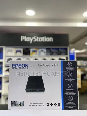 Epson Perfection V39 Color Photo and Document Flatbed Scann