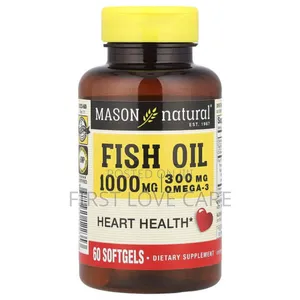 Mason Natural Fish Oil Omega 3 6 9 (1000mg) 60 Capsule