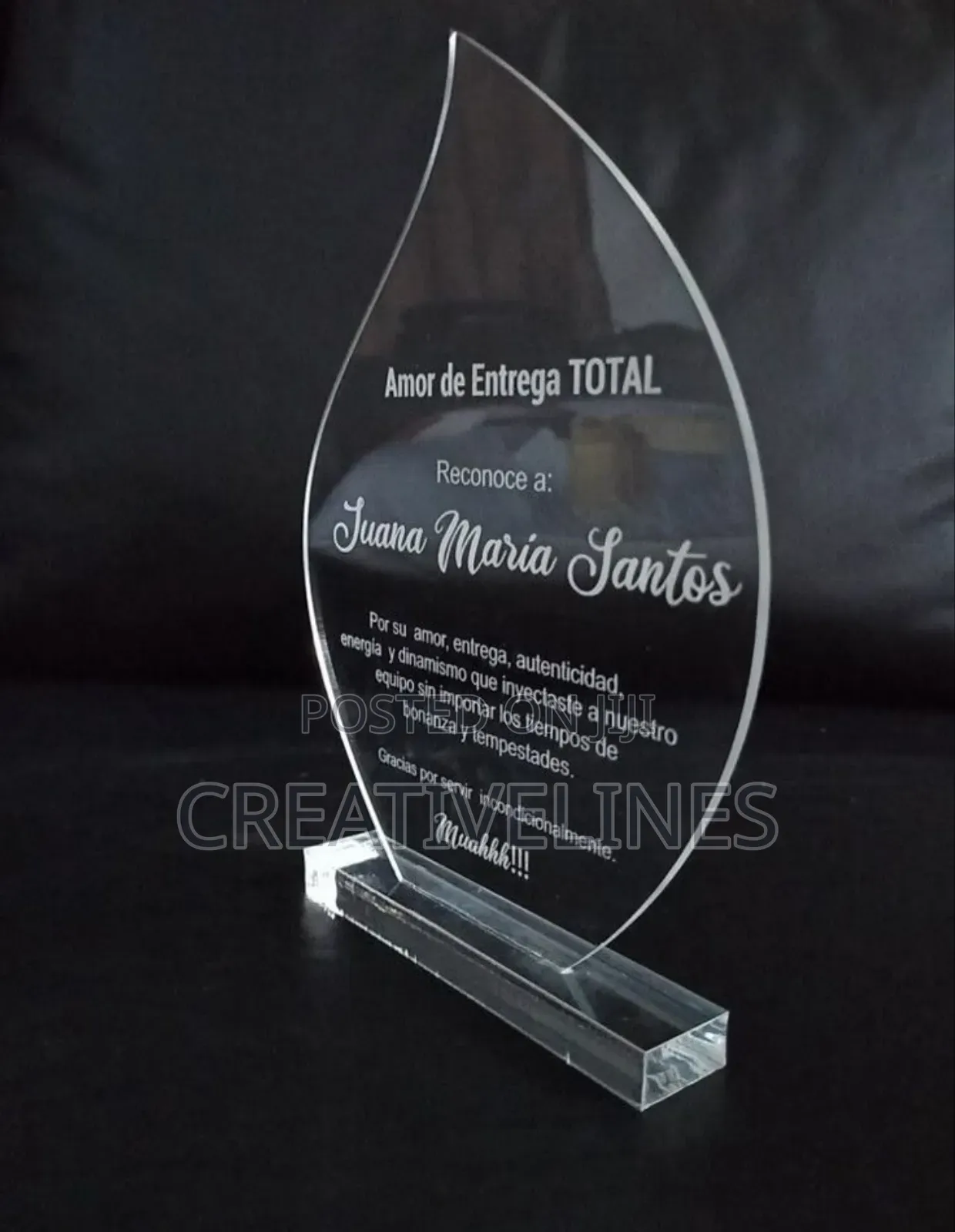 Cust Award Plaques